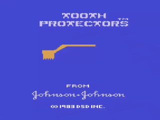Tooth Protectors title screen for Atari 2600